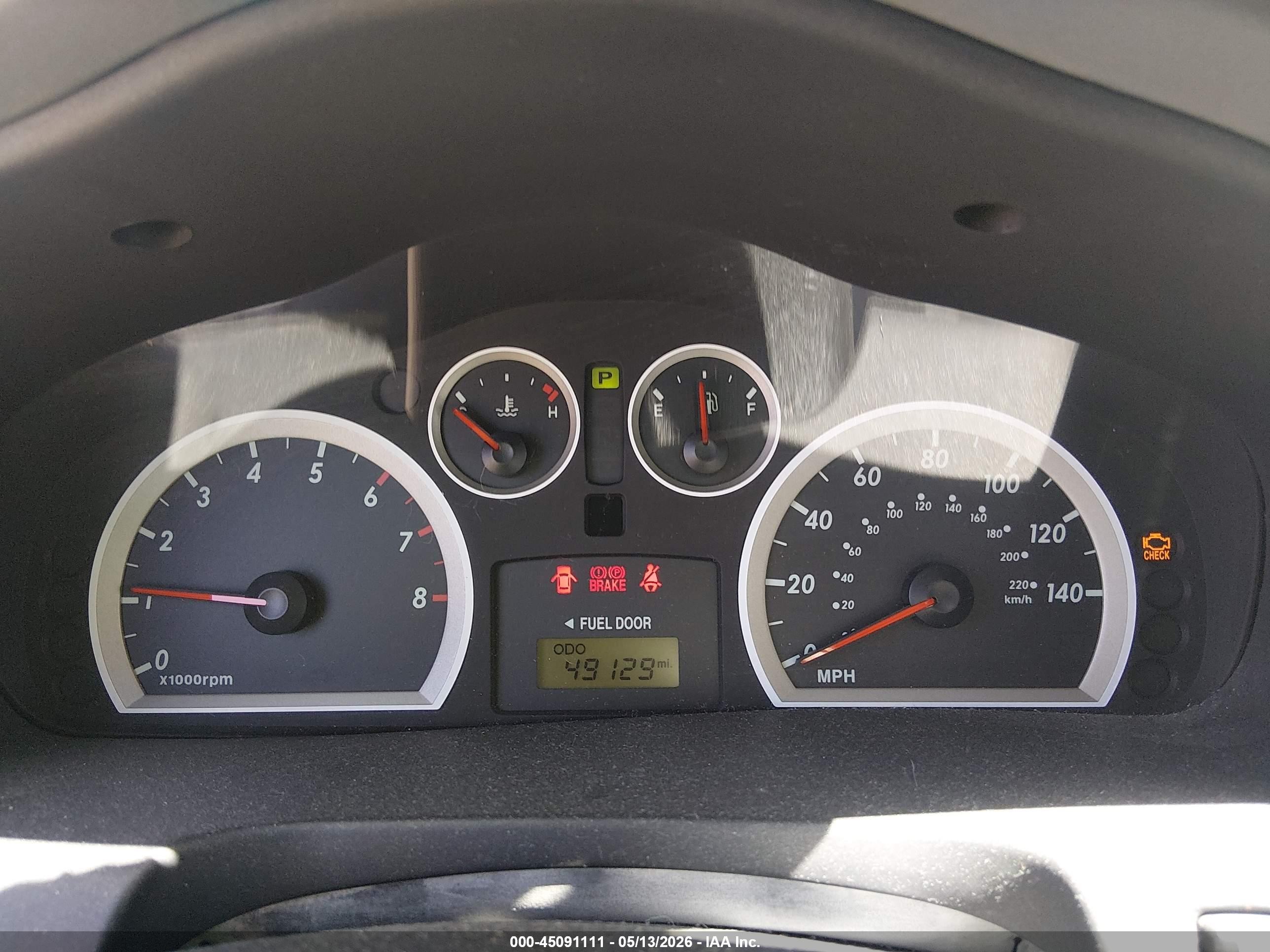 2005 Hyundai Santa Fe Gls/lx Silver vin: KM8SC73E35U956889