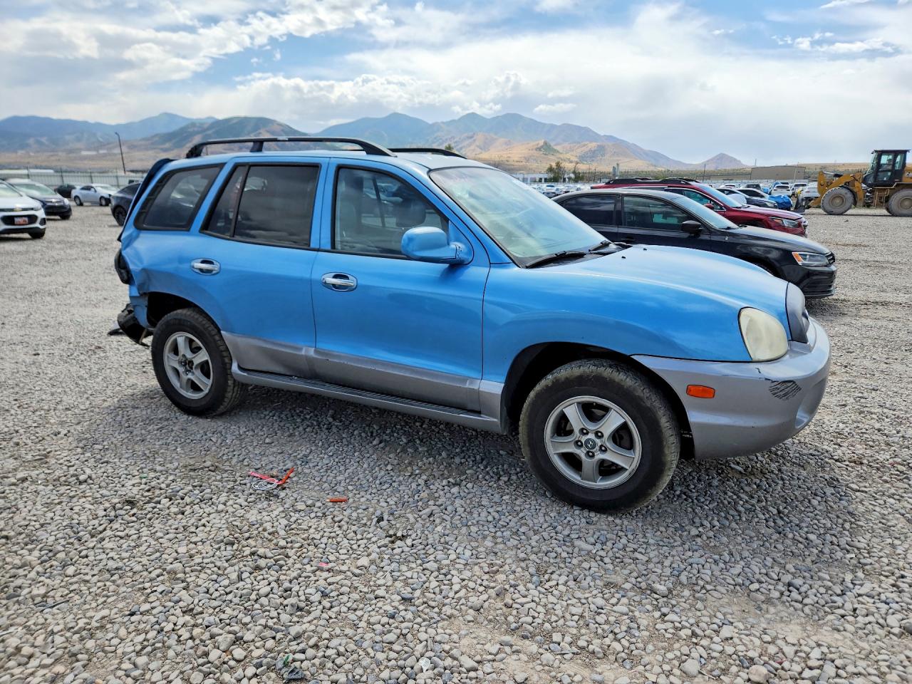 2004 Hyundai Santa Fe Gls Blue vin: KM8SC73E44U595929