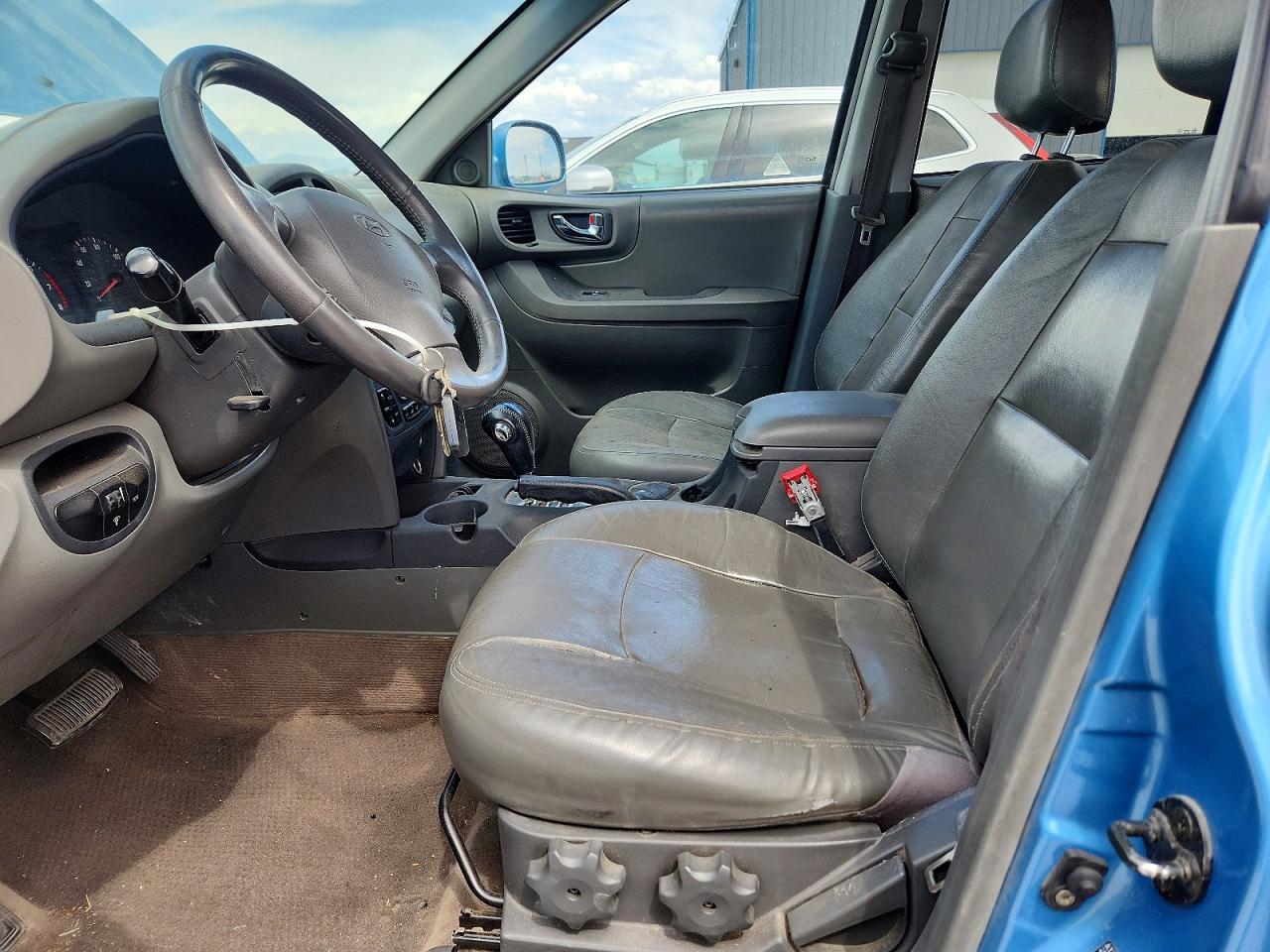 2004 Hyundai Santa Fe Gls Blue vin: KM8SC73E44U595929