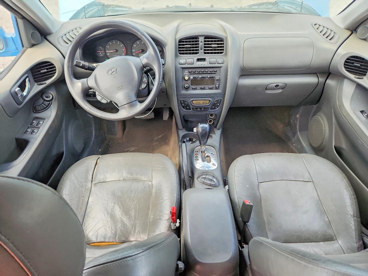 2004 Hyundai Santa Fe Gls Blue vin: KM8SC73E44U595929