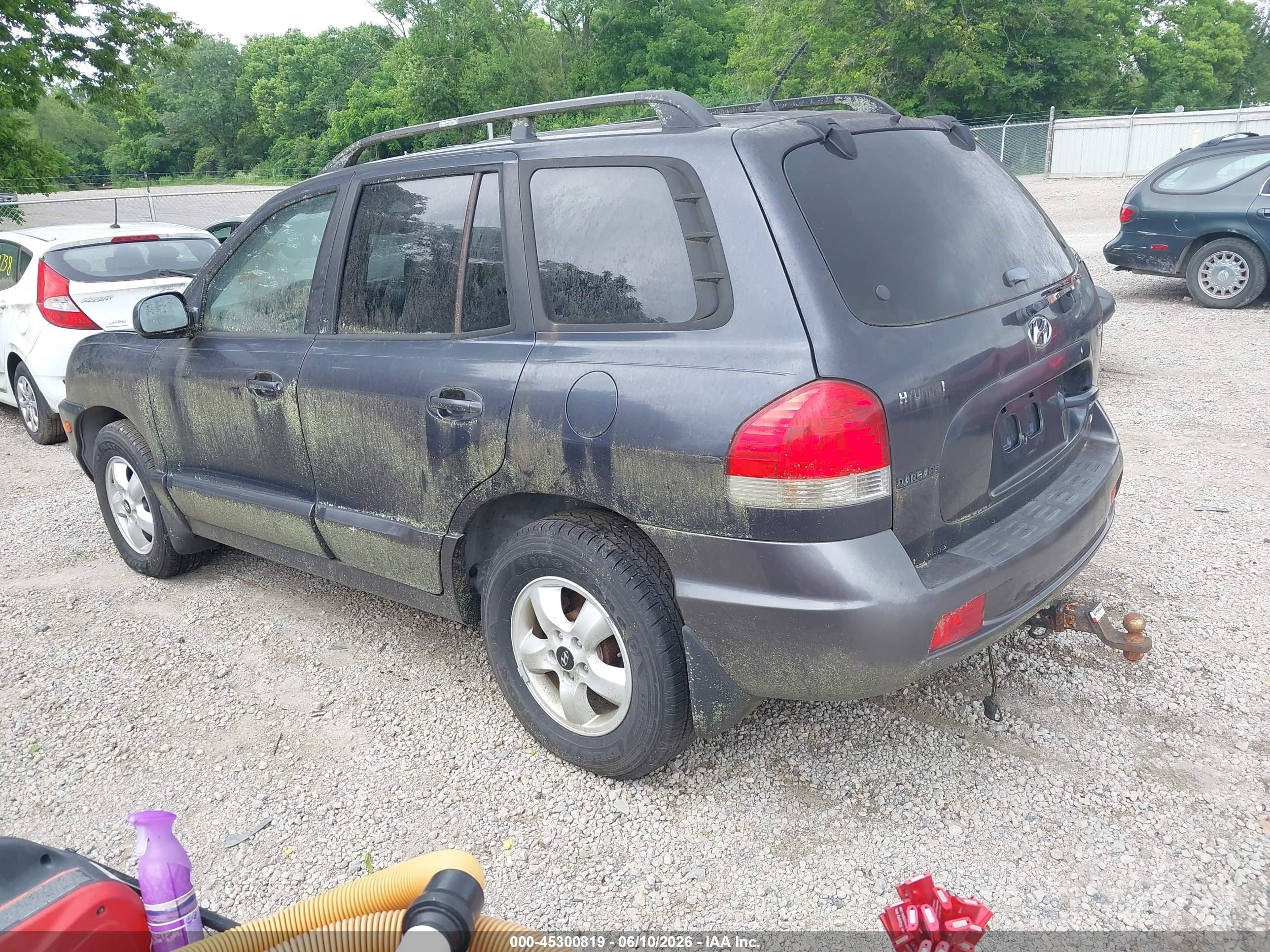 2006 Hyundai Santa Fe Gls/limited Синий vin: KM8SC73E46U072834