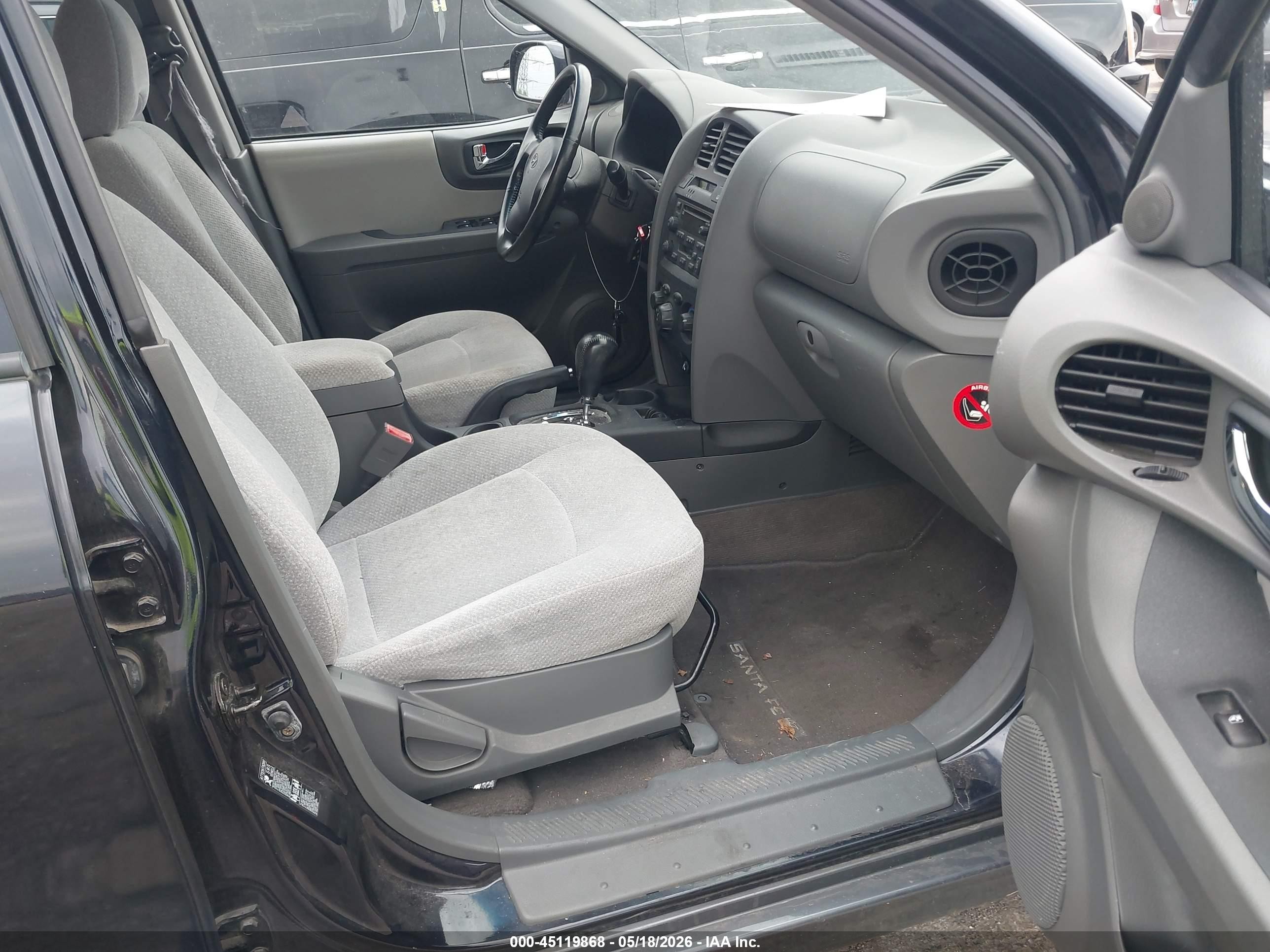 2005 Hyundai Santa Fe Gls/lx Dark Blue vin: KM8SC73E55U855546