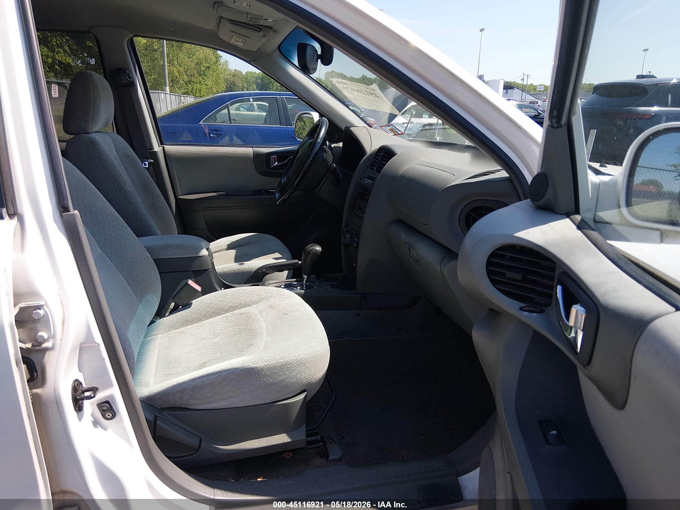 2006 Hyundai Santa Fe Gls/limited White vin: KM8SC73E56U069635