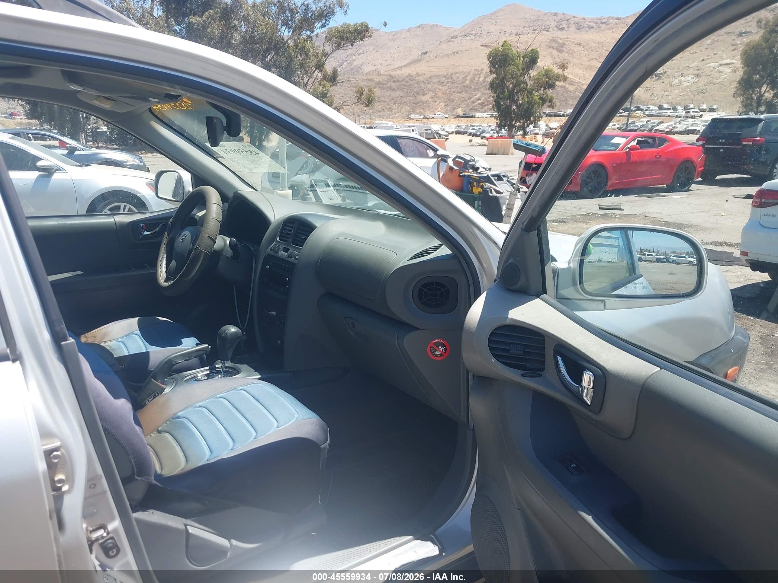 2003 Hyundai Santa Fe Gls/lx Silver vin: KM8SC73E63U537058