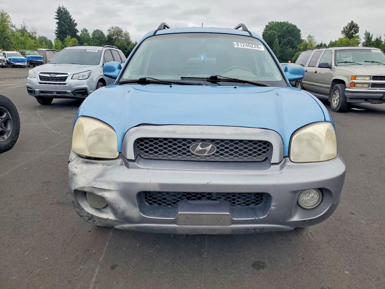 2004 Hyundai Santa Fe Gls Blue vin: KM8SC73E64U759908
