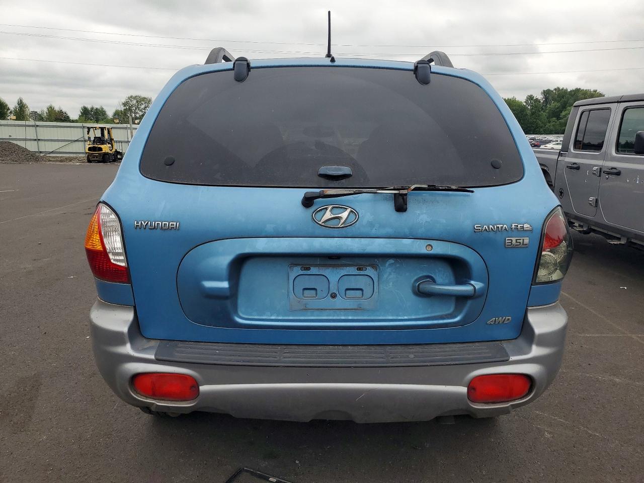 2004 Hyundai Santa Fe Gls Blue vin: KM8SC73E64U759908