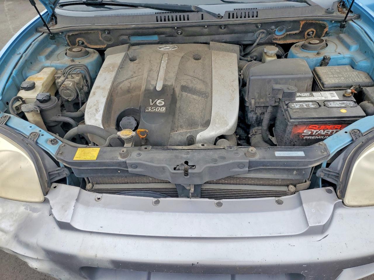 2004 Hyundai Santa Fe Gls Blue vin: KM8SC73E64U759908