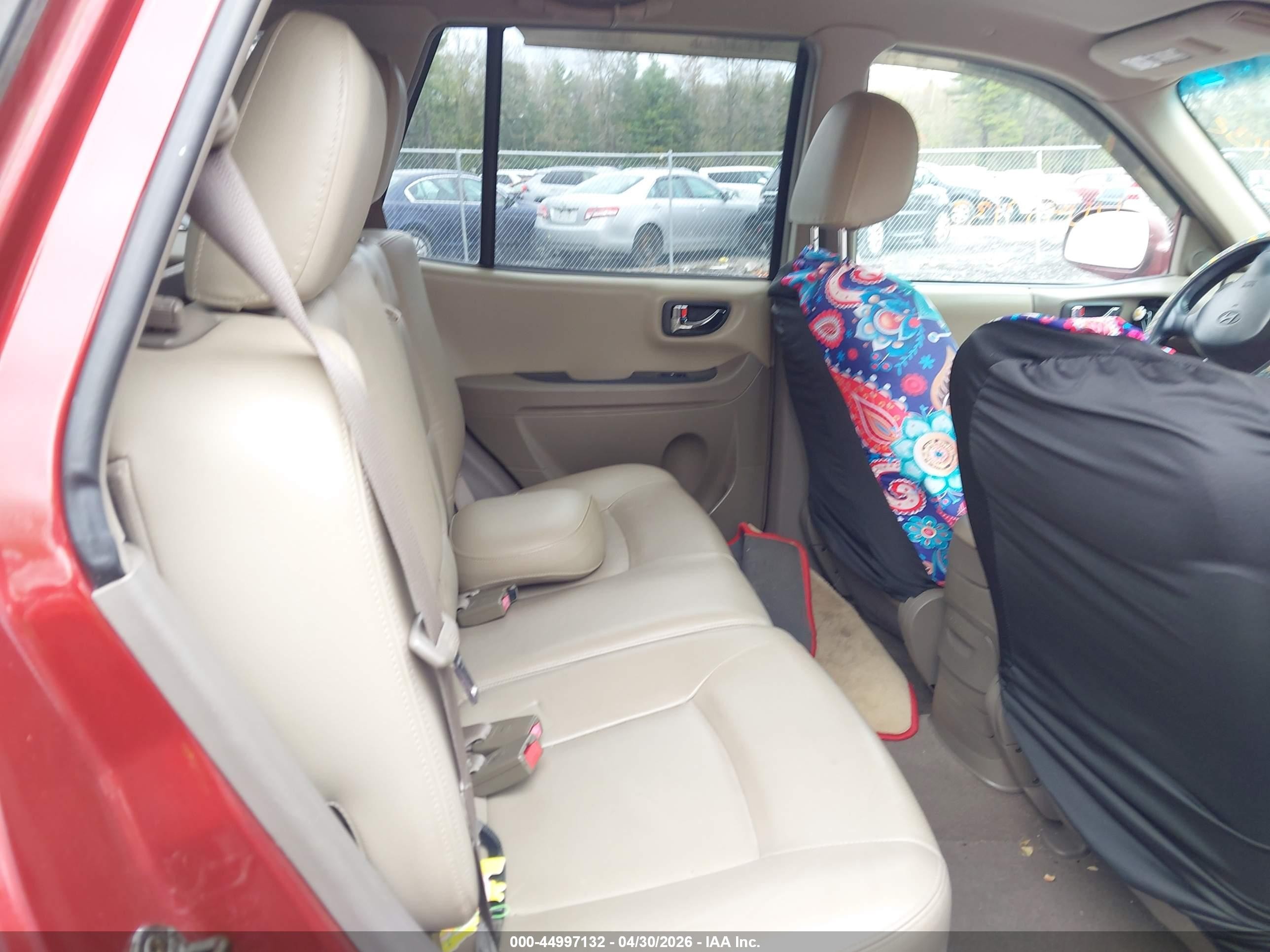 2005 Hyundai Santa Fe Gls/lx Red vin: KM8SC73E65U897661