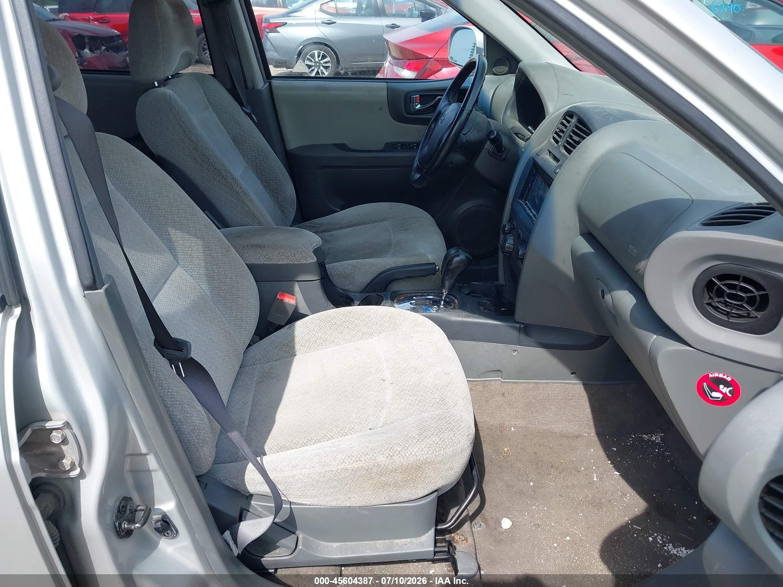 2006 Hyundai Santa Fe Gls/limited Silver vin: KM8SC73E66U079302