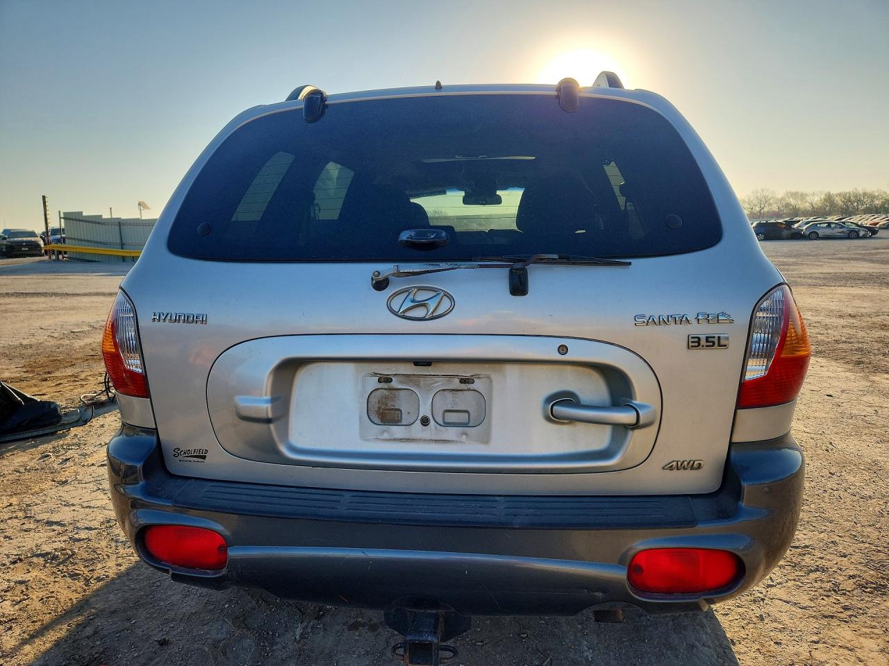 2003 Hyundai Santa Fe Gls Silver vin: KM8SC73E73U493491