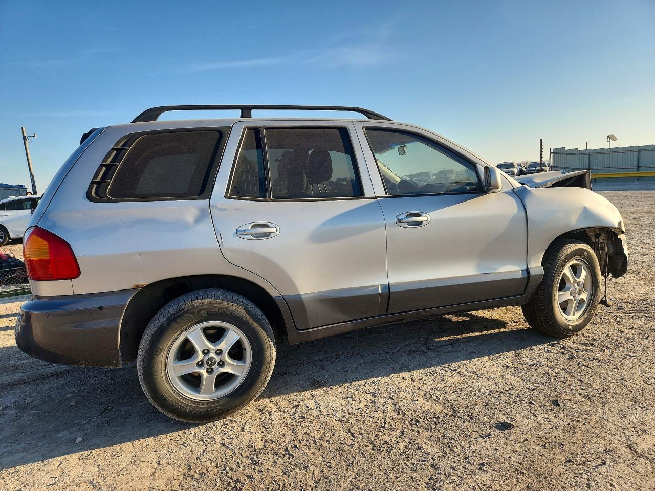2003 Hyundai Santa Fe Gls Silver vin: KM8SC73E73U493491