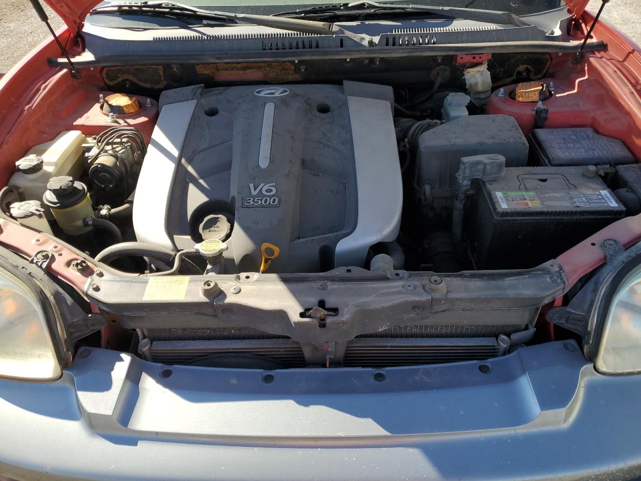 2004 Hyundai Santa Fe Gls Красный vin: KM8SC73E74U644010