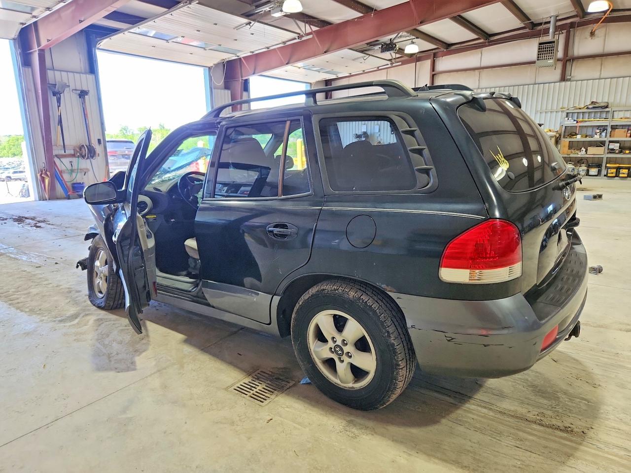 2006 Hyundai Santa Fe Gls Black vin: KM8SC73E76U101615