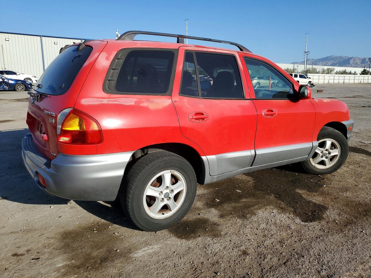 2003 Hyundai Santa Fe Gls Red vin: KM8SC73E83U487599