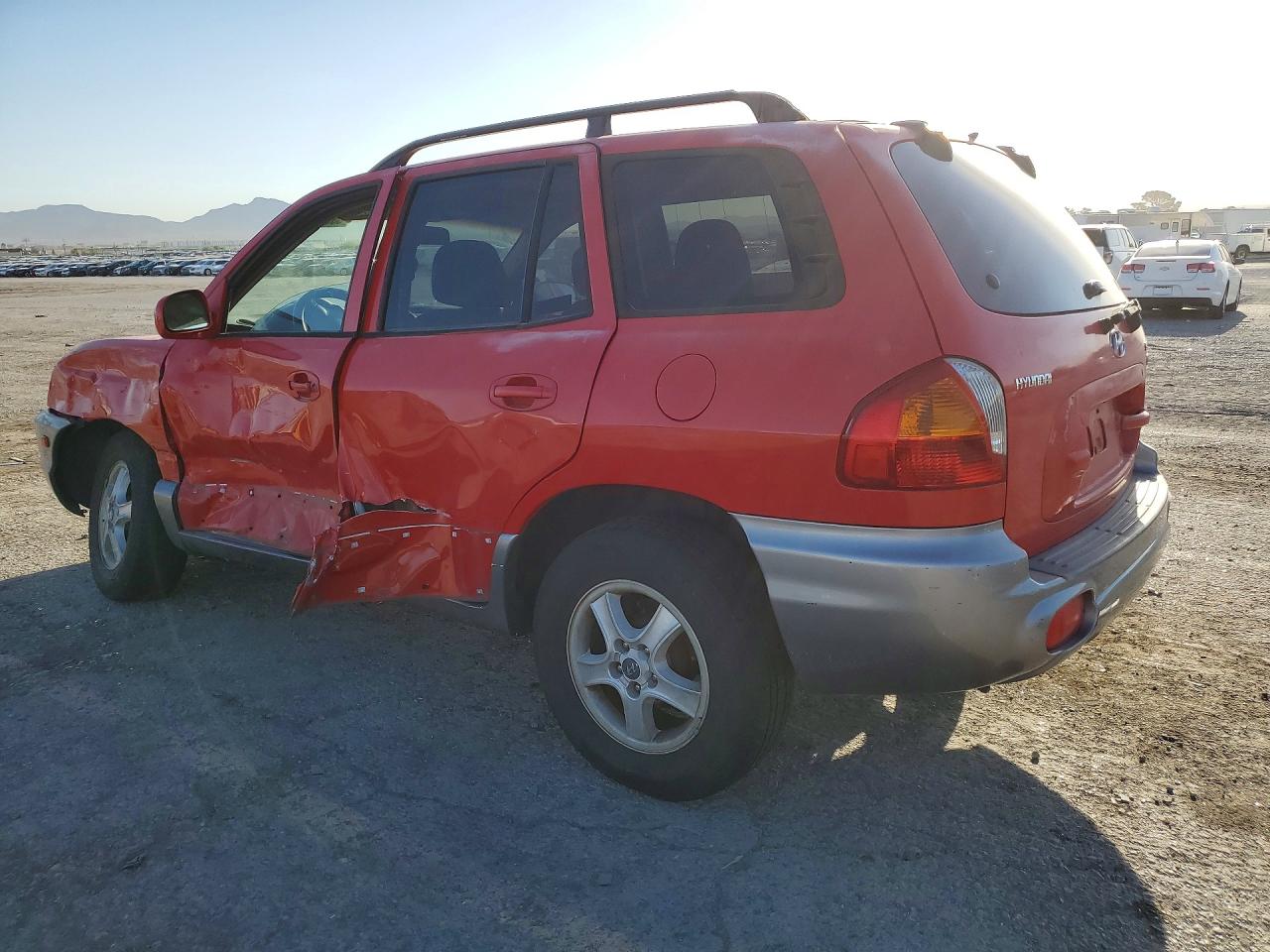 2003 Hyundai Santa Fe Gls Red vin: KM8SC73E83U487599