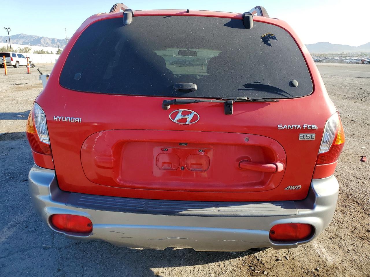 2003 Hyundai Santa Fe Gls Red vin: KM8SC73E83U487599