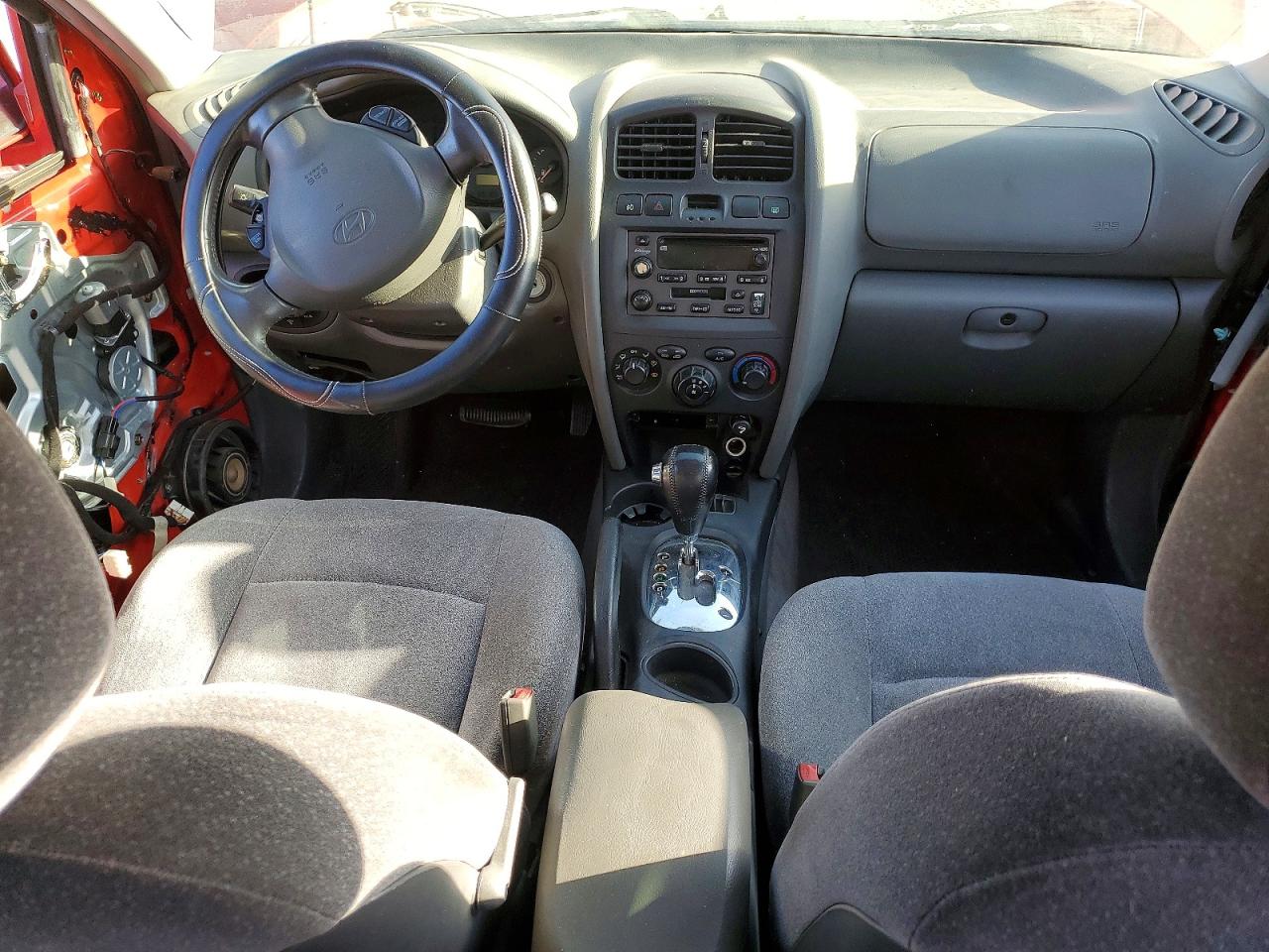 2003 Hyundai Santa Fe Gls Red vin: KM8SC73E83U487599
