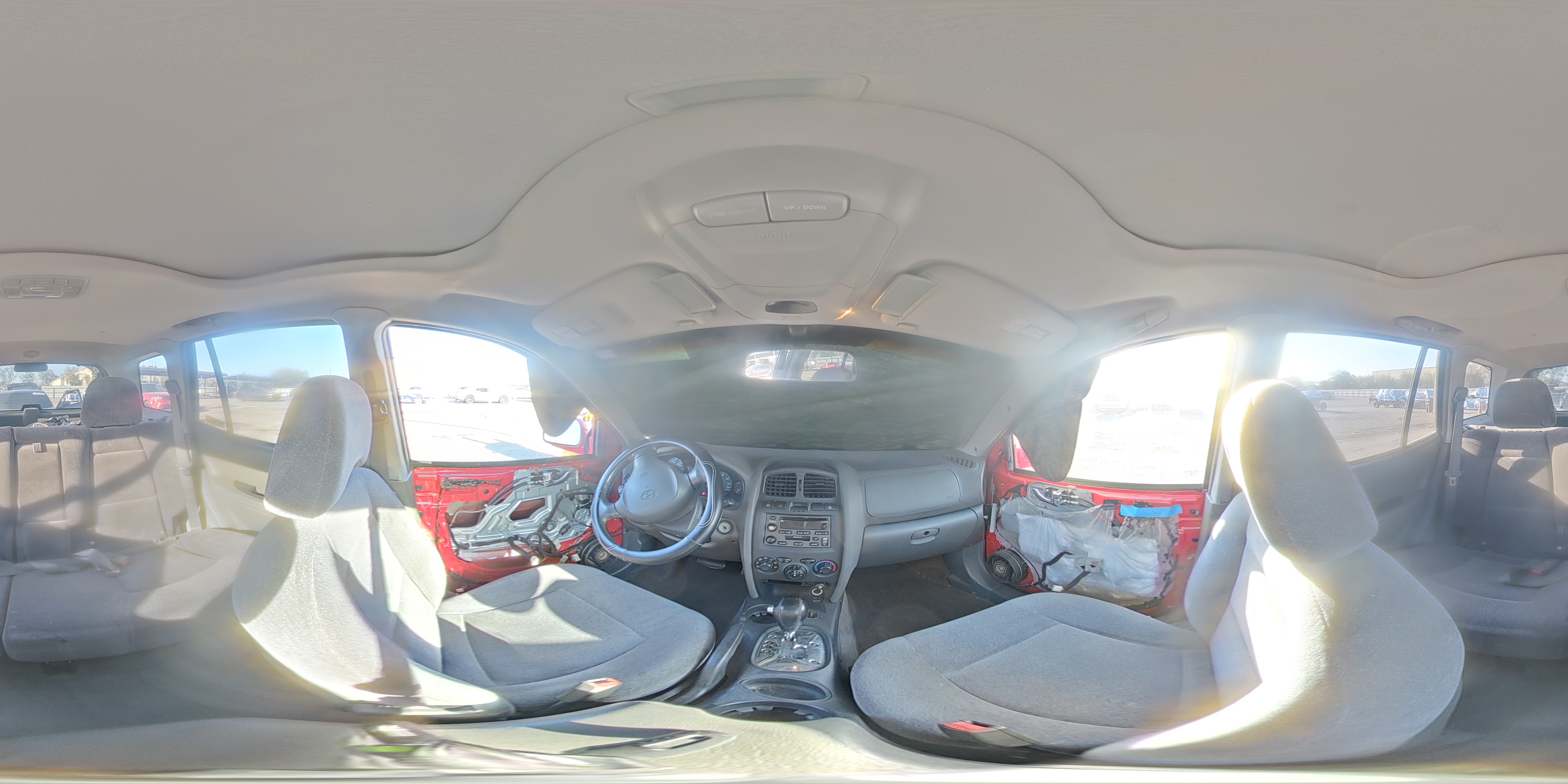 2003 Hyundai Santa Fe Gls Red vin: KM8SC73E83U487599