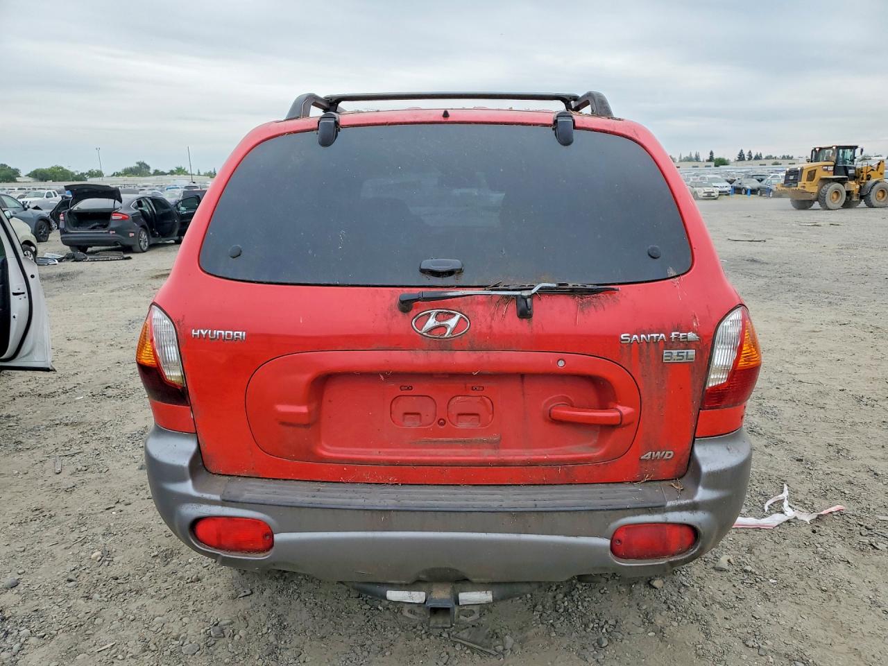 2004 Hyundai Santa Fe Gls Red vin: KM8SC73E84U577143