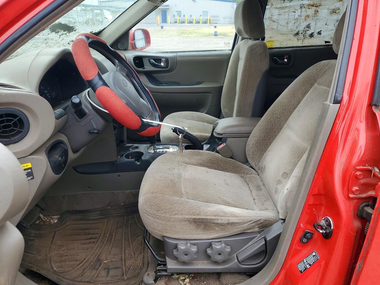 2004 Hyundai Santa Fe Gls Red vin: KM8SC73E84U577143