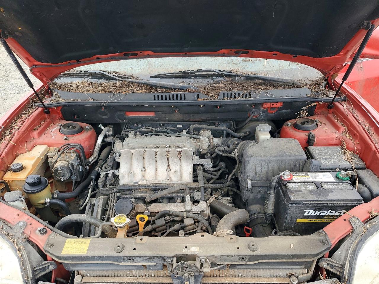 2004 Hyundai Santa Fe Gls Red vin: KM8SC73E84U577143
