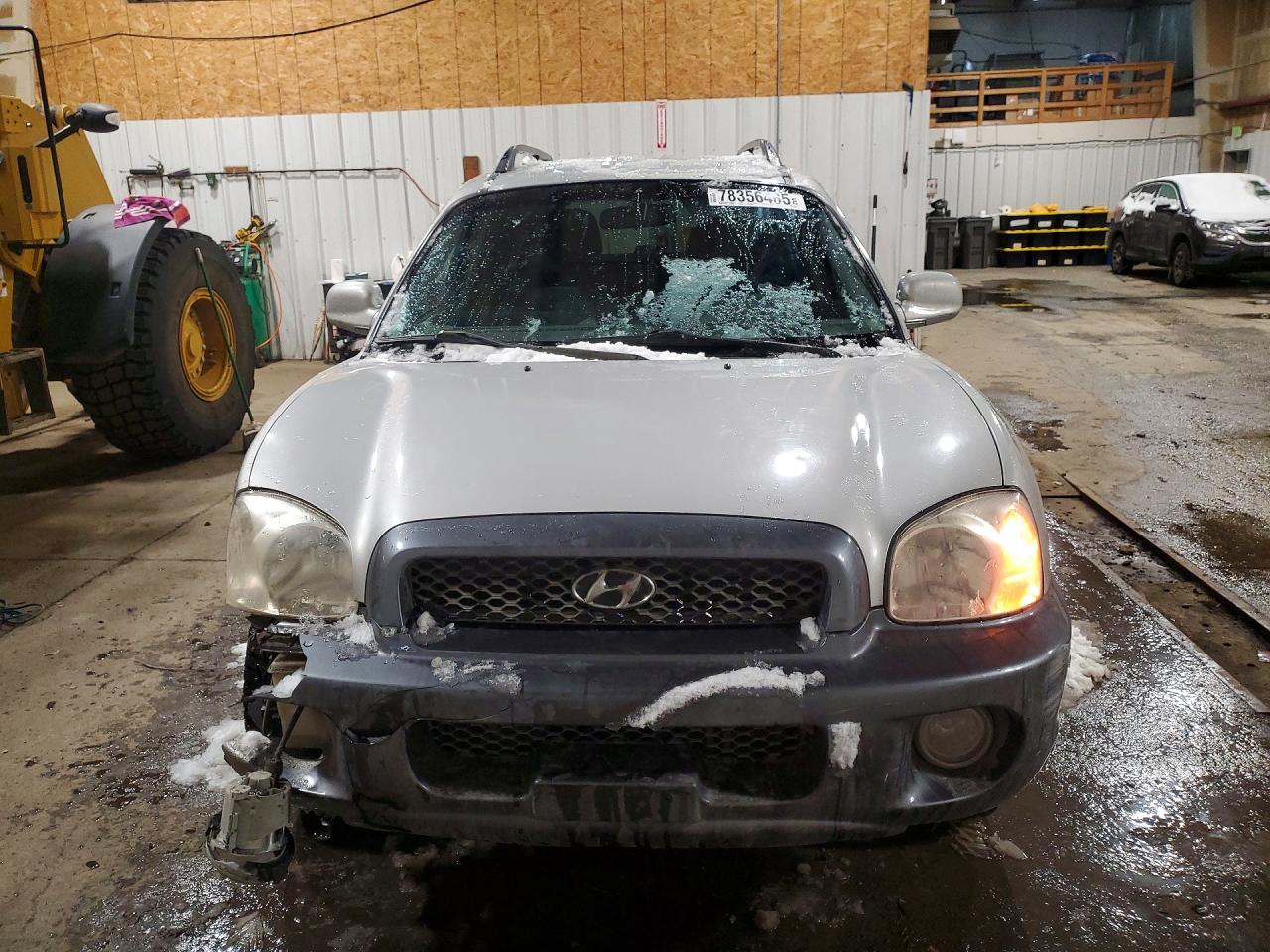 2004 Hyundai Santa Fe Серебряный vin: KM8SC73E84U750398