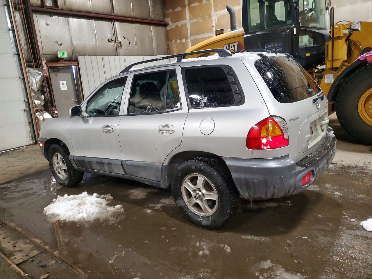 2004 Hyundai Santa Fe Серебряный vin: KM8SC73E84U750398