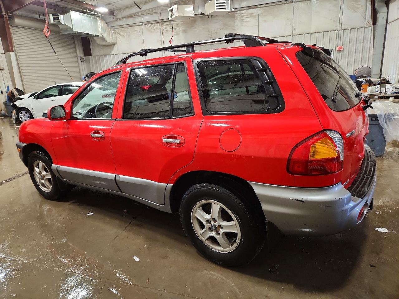 2003 Hyundai Santa Fe Gls Red vin: KM8SC73E93U494531
