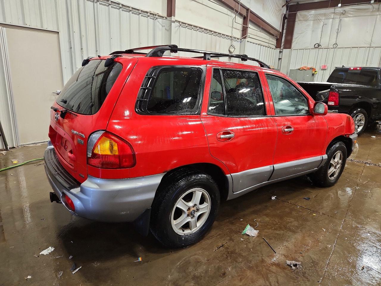 2003 Hyundai Santa Fe Gls Red vin: KM8SC73E93U494531
