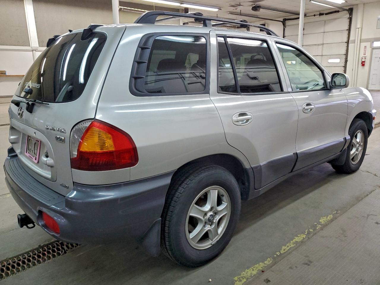 2003 Hyundai Santa Fe Gls Silver vin: KM8SC73E93U547096
