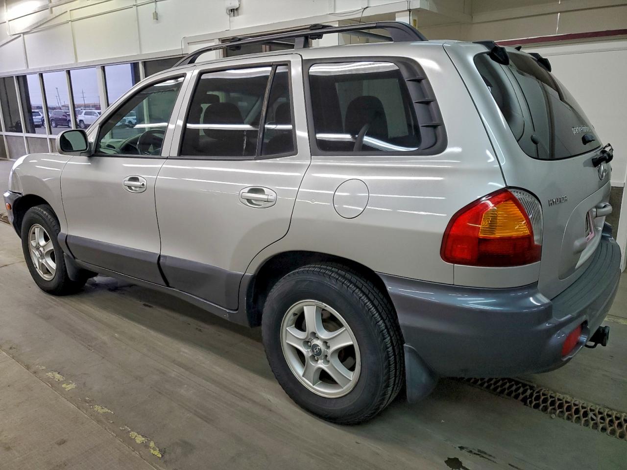 2003 Hyundai Santa Fe Gls Silver vin: KM8SC73E93U547096