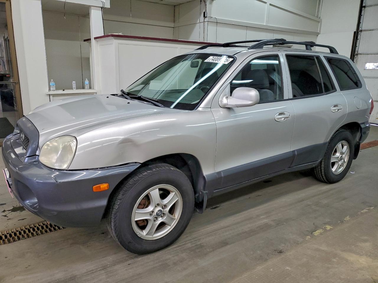 2003 Hyundai Santa Fe Gls Silver vin: KM8SC73E93U547096