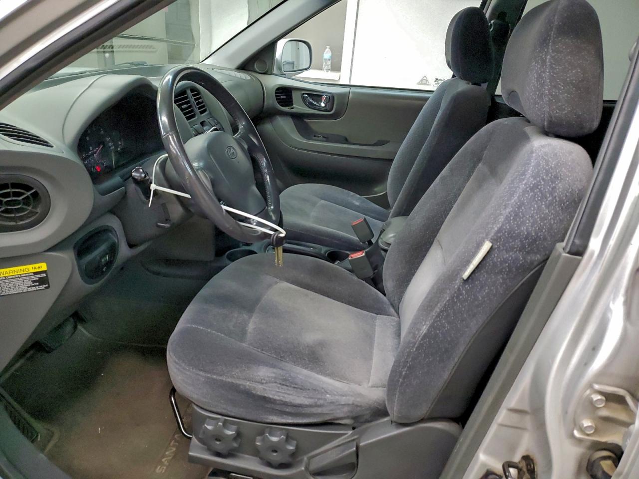 2003 Hyundai Santa Fe Gls Silver vin: KM8SC73E93U547096