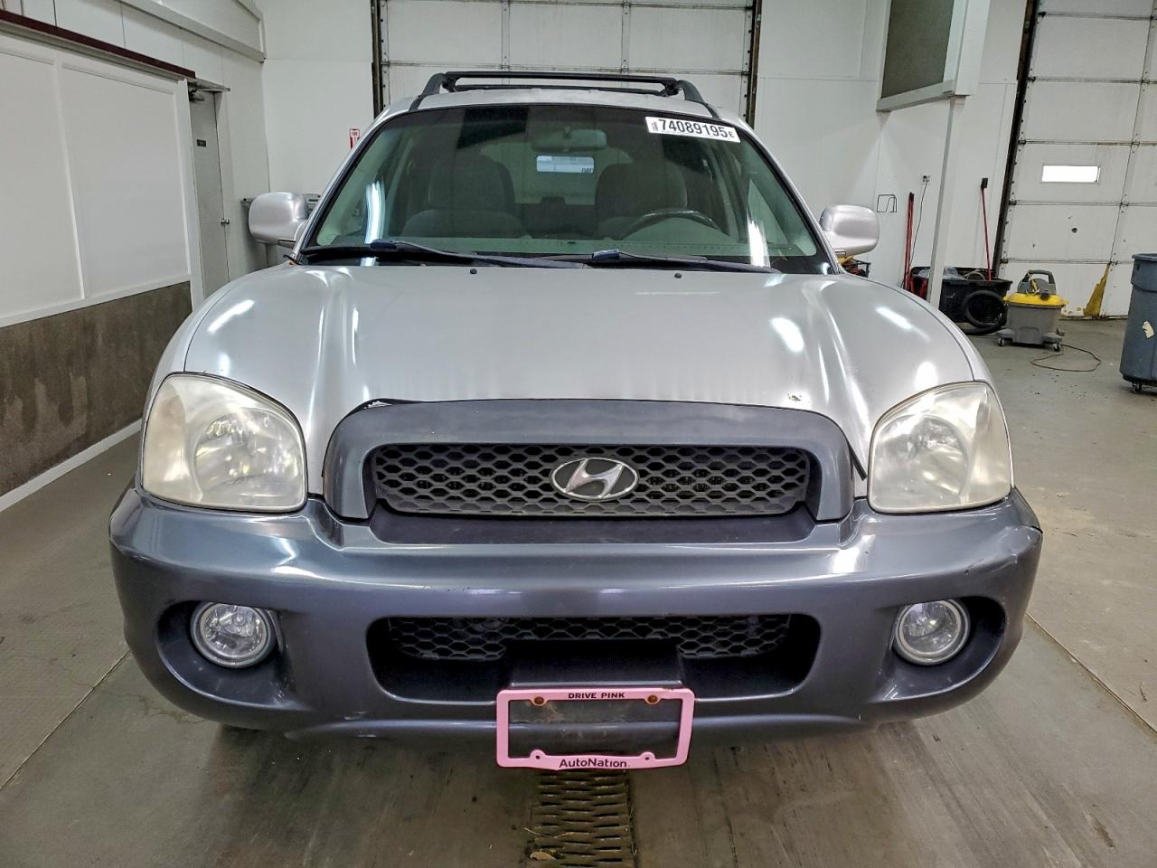 2003 Hyundai Santa Fe Gls Silver vin: KM8SC73E93U547096