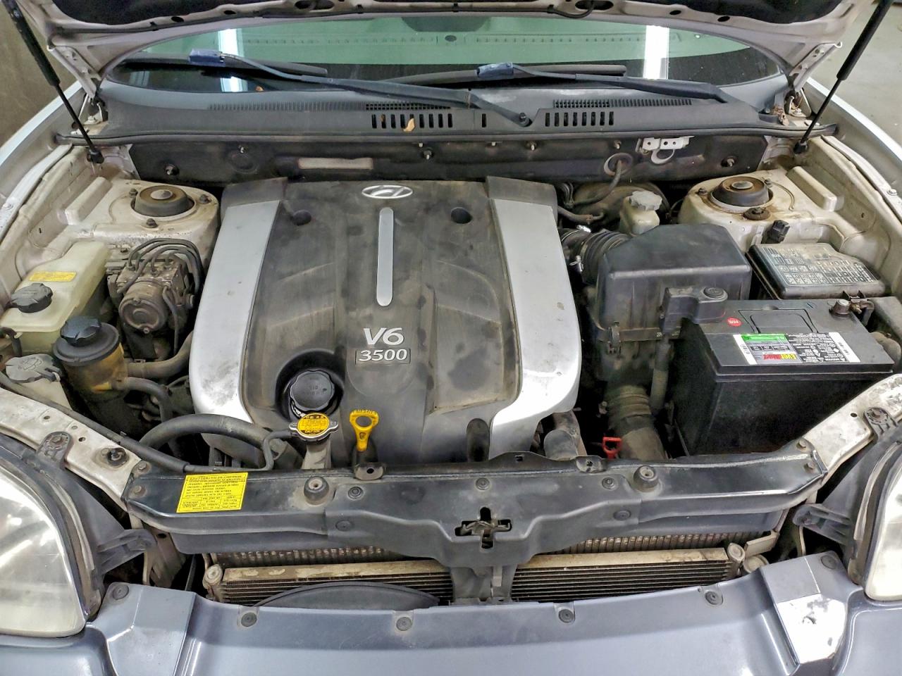 2003 Hyundai Santa Fe Gls Silver vin: KM8SC73E93U547096
