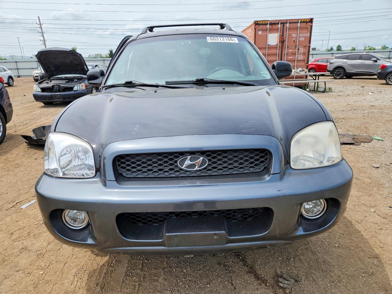2004 Hyundai Santa Fe Gls Черный vin: KM8SC73E94U585879