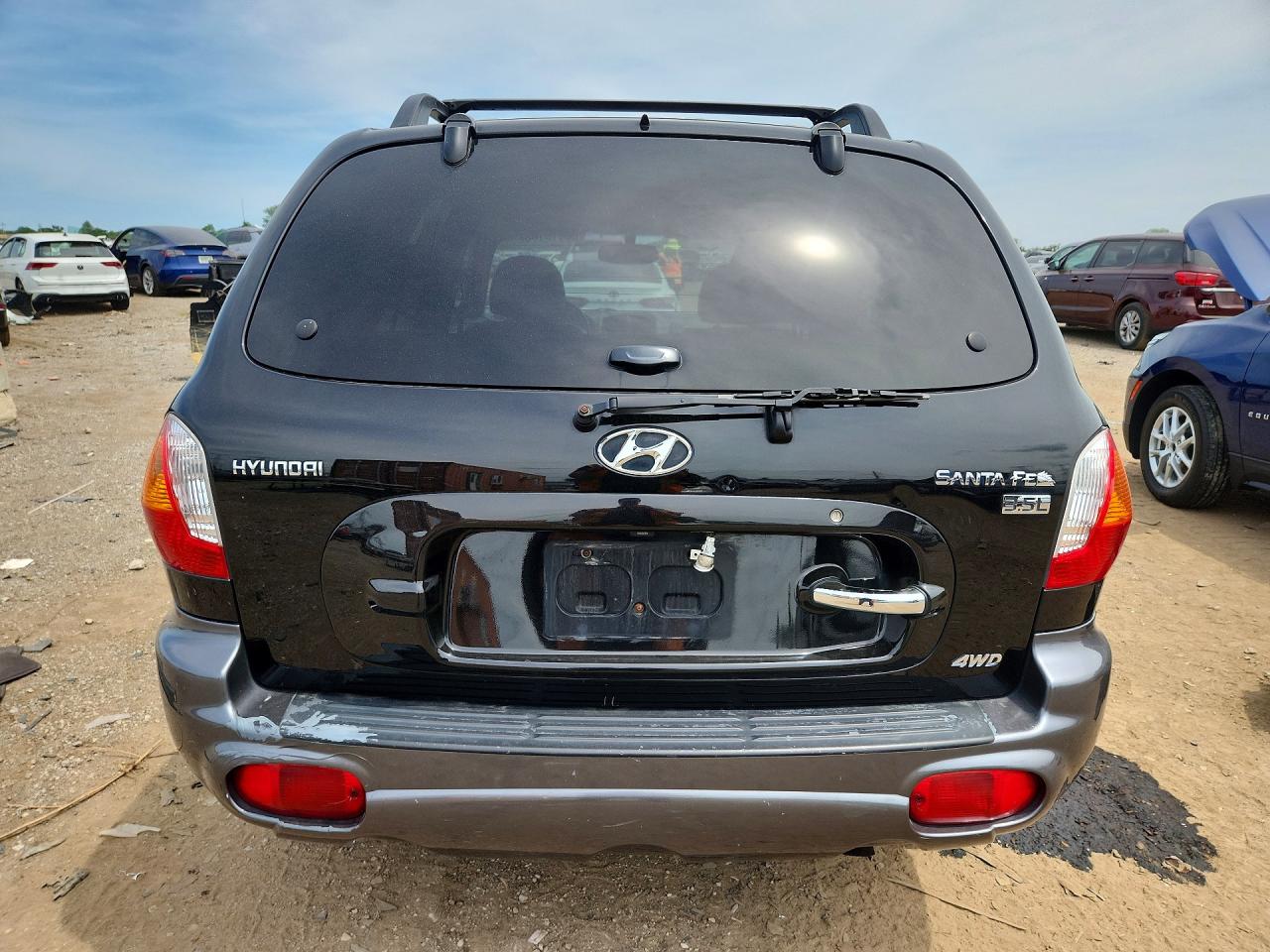 2004 Hyundai Santa Fe Gls Черный vin: KM8SC73E94U585879