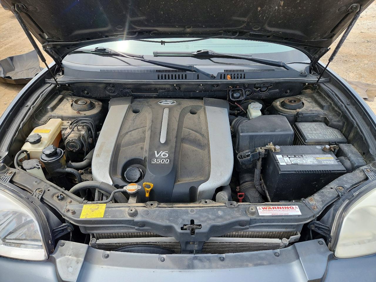 2004 Hyundai Santa Fe Gls Черный vin: KM8SC73E94U585879