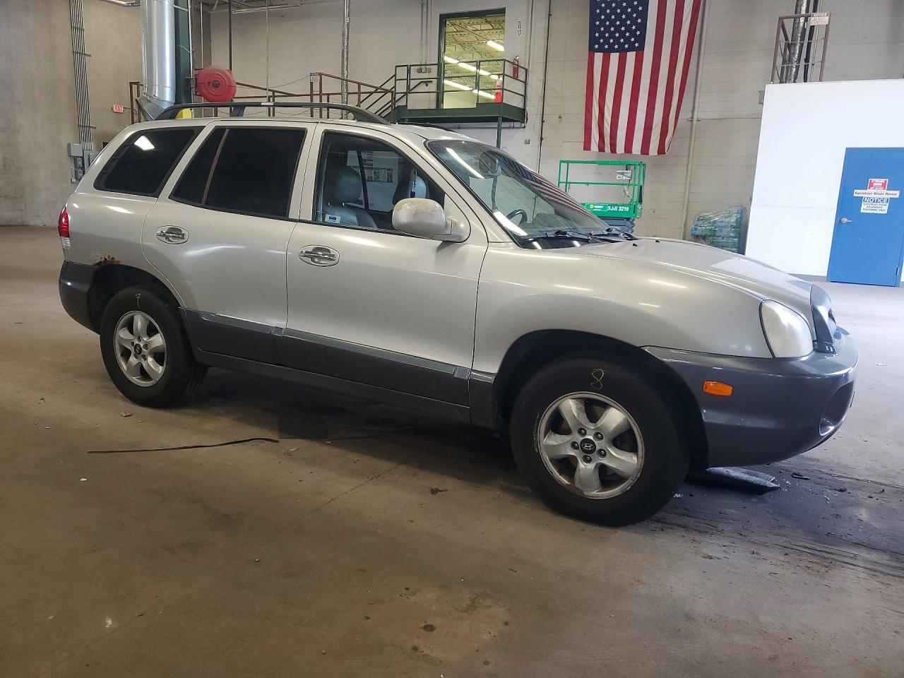2005 Hyundai Santa Fe Gls Gray vin: KM8SC73E95U029279