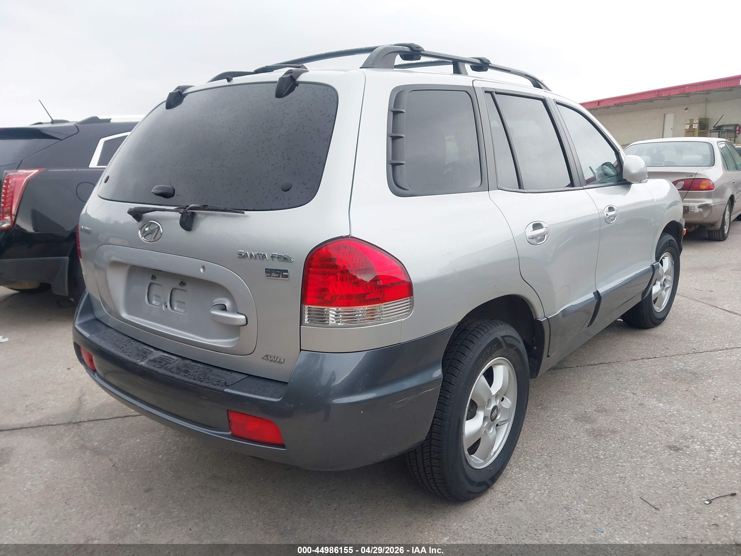 2006 Hyundai Santa Fe Gls/limited Gray vin: KM8SC73E96U044060