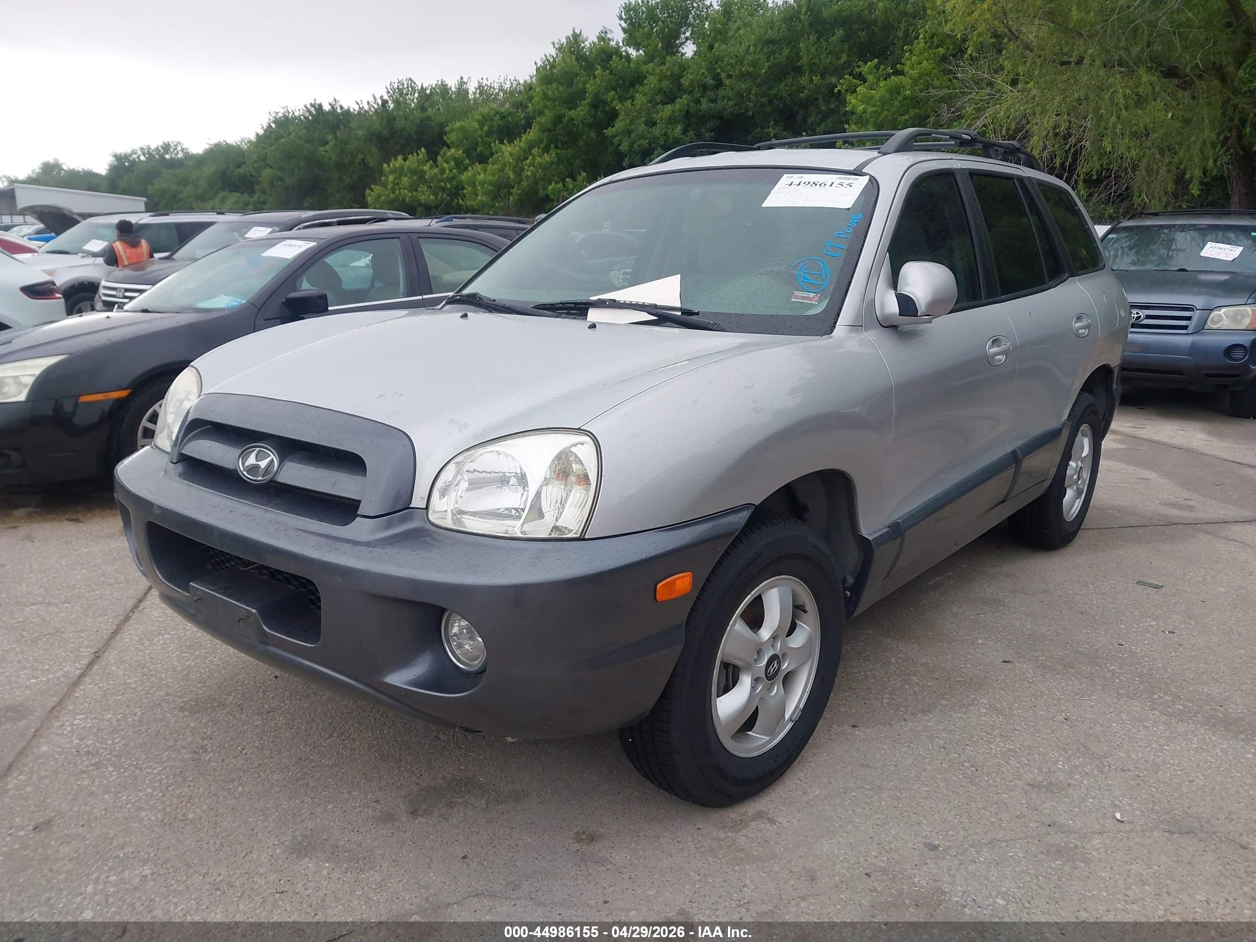 2006 Hyundai Santa Fe Gls/limited Gray vin: KM8SC73E96U044060