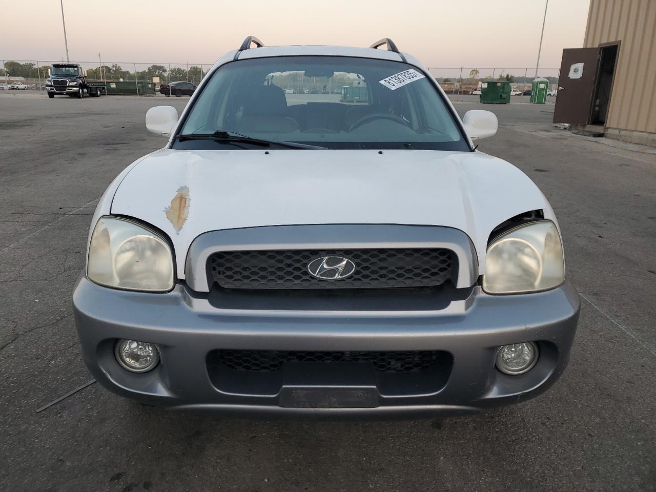 2004 Hyundai Santa Fe Gls White vin: KM8SC73EX4U649458