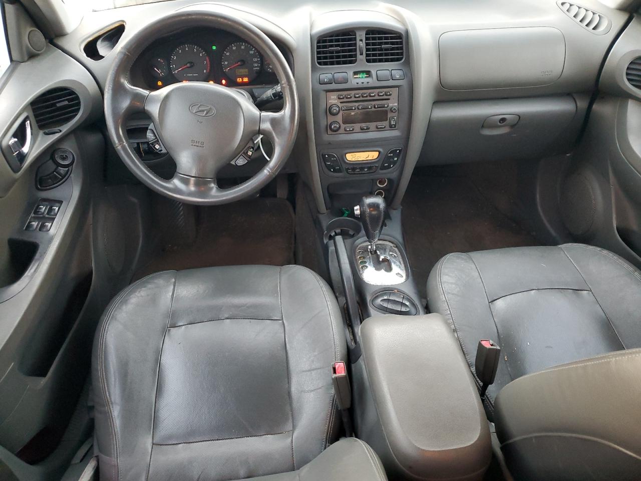 2004 Hyundai Santa Fe Gls White vin: KM8SC73EX4U649458