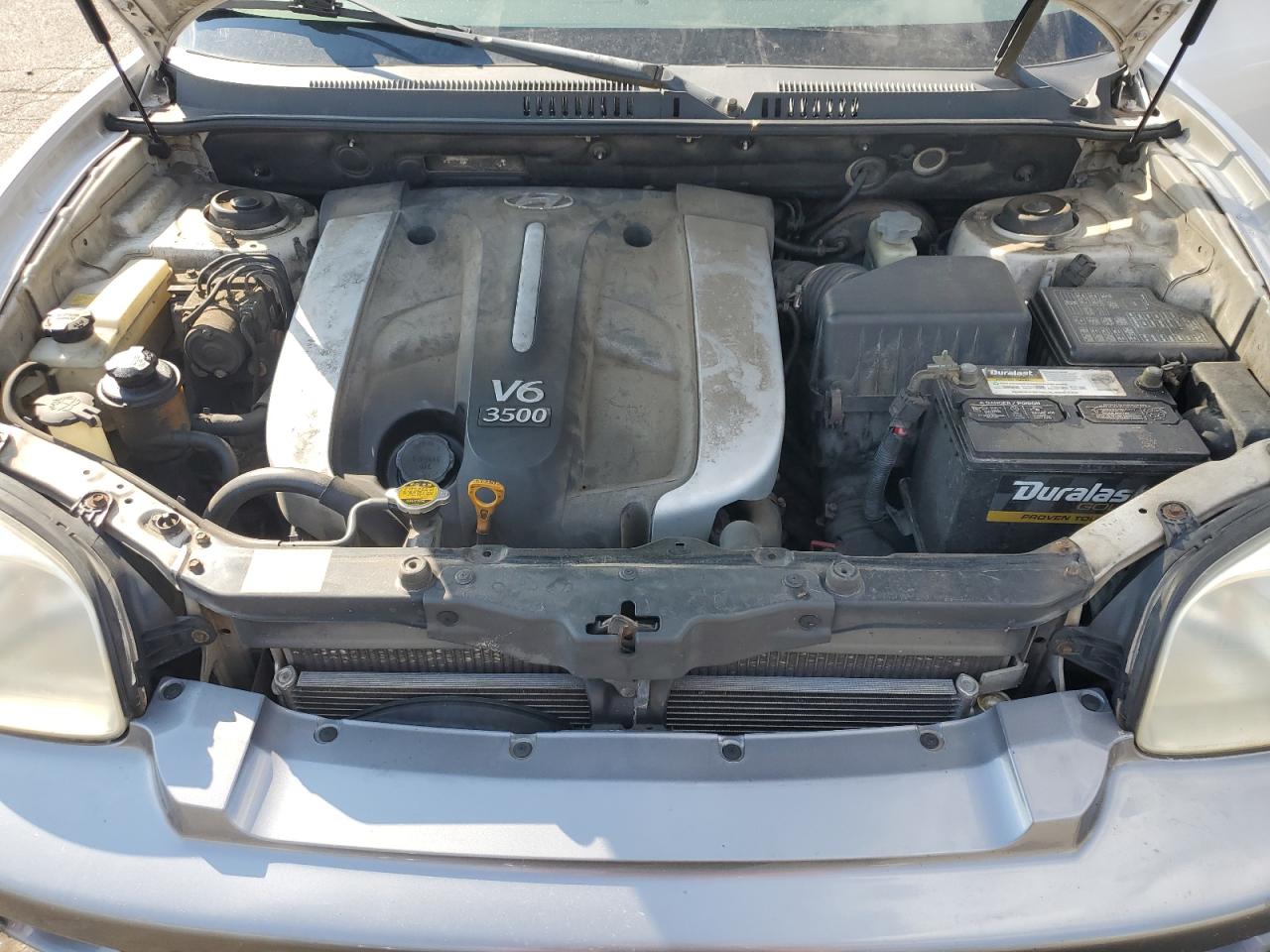 2004 Hyundai Santa Fe Gls White vin: KM8SC73EX4U649458