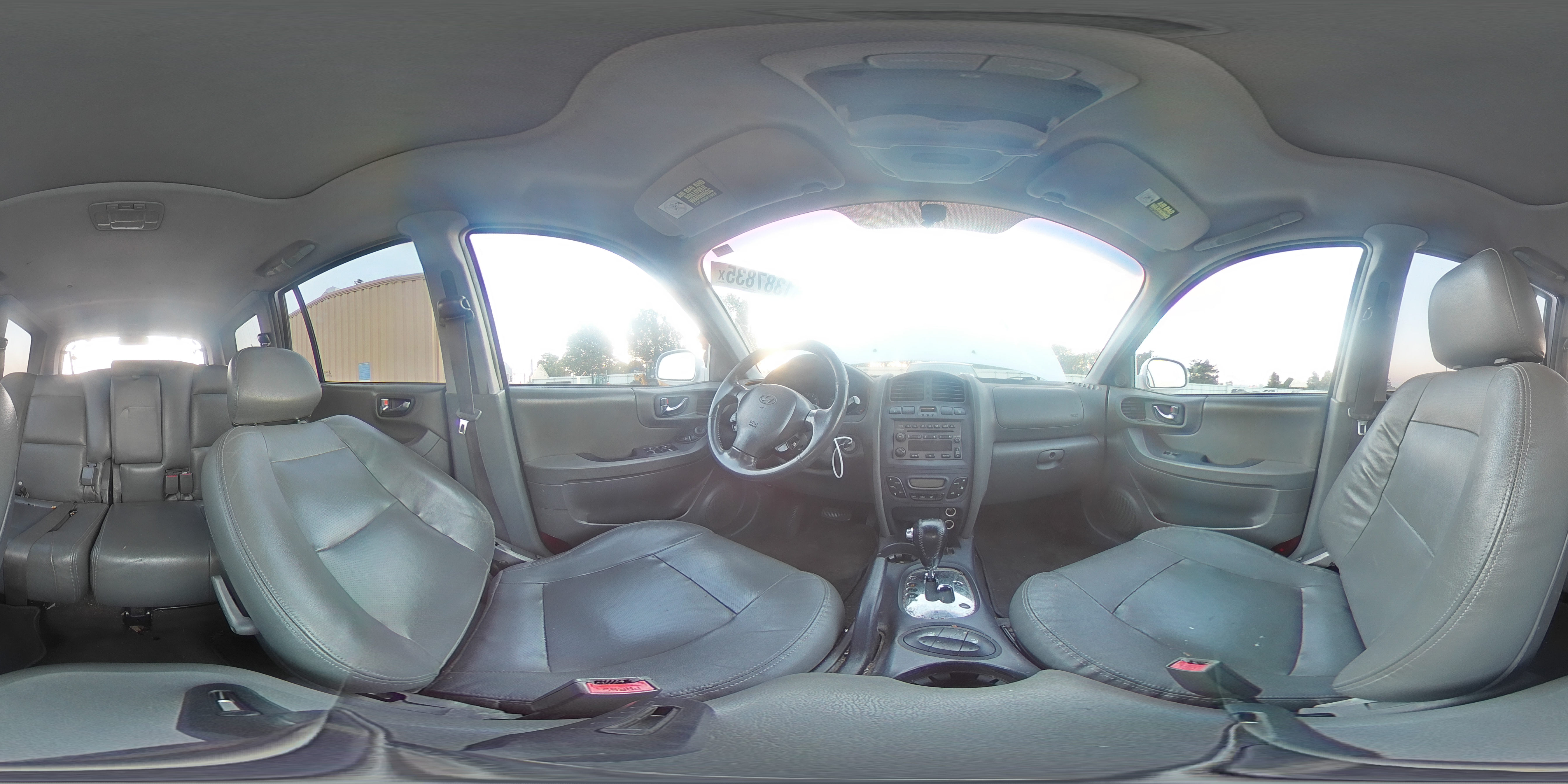 2004 Hyundai Santa Fe Gls White vin: KM8SC73EX4U649458