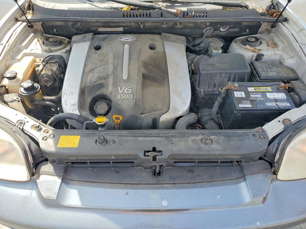 2005 Hyundai Santa Fe Gls Silver vin: KM8SC73EX5U863061