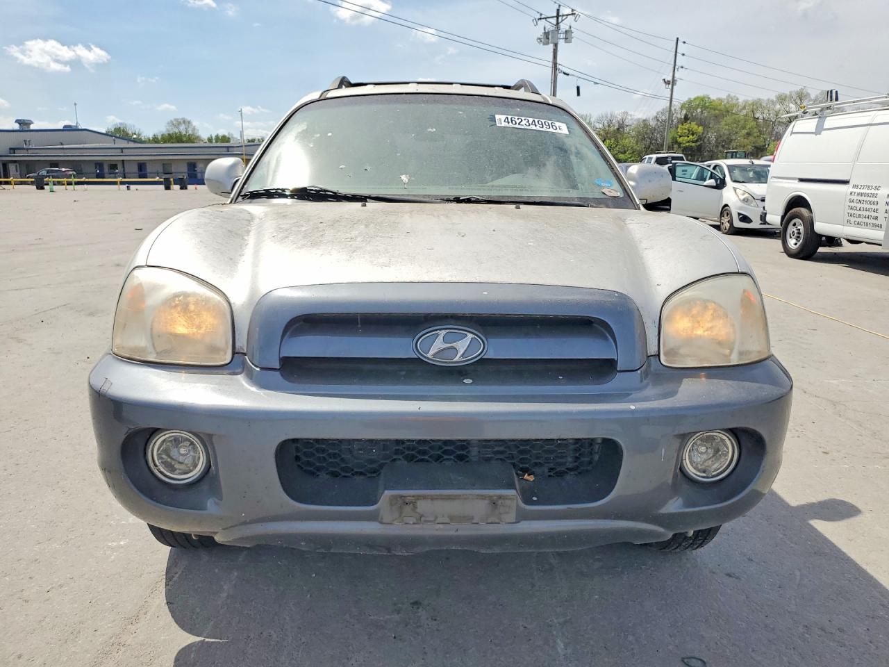 2005 Hyundai Santa Fe Gls Silver vin: KM8SC73EX5U863061