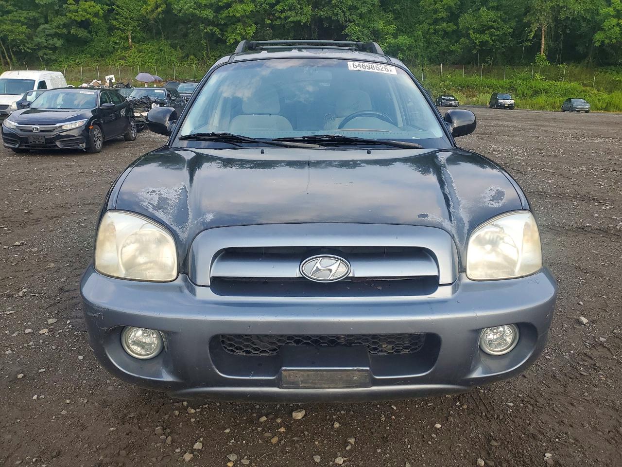 2005 Hyundai Santa Fe Gls Black vin: KM8SC73EX5U865134