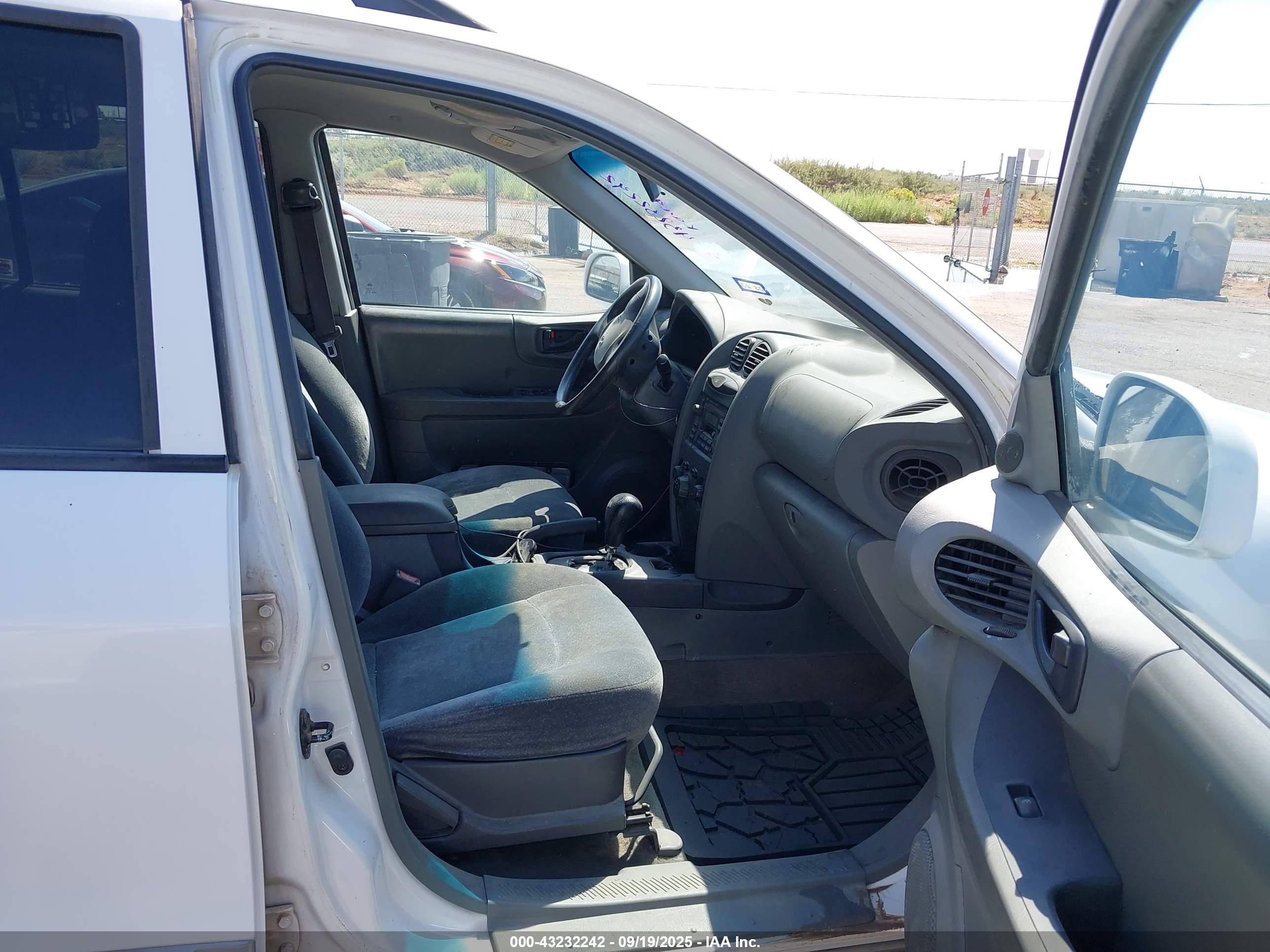 2001 Hyundai Santa Fe 2.7l V6 Gls/2.7l V6 Lx White vin: KM8SC83D01U136048