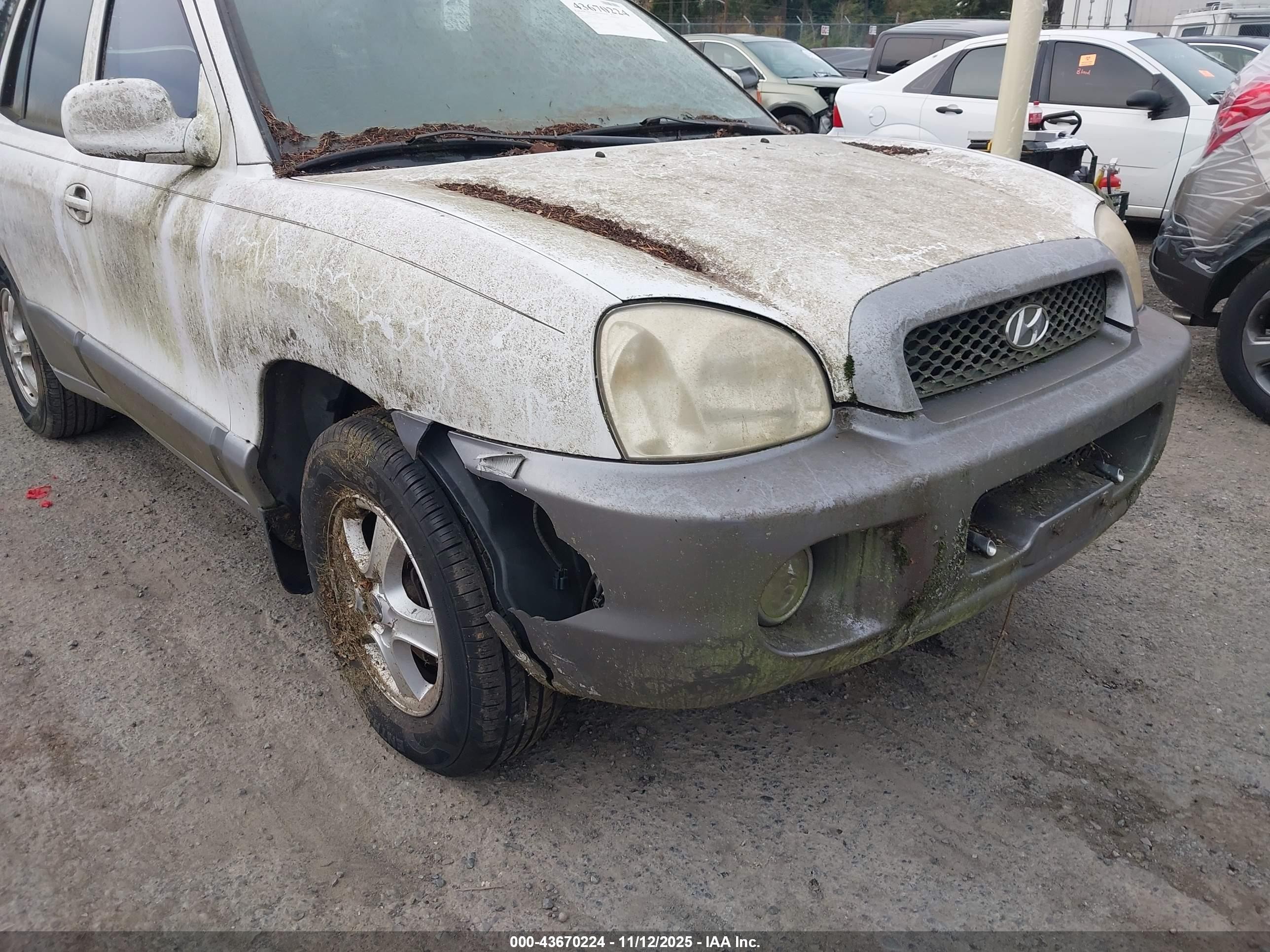 2001 Hyundai Santa Fe 2.7l V6 Gls/2.7l V6 Lx White vin: KM8SC83D11U008062